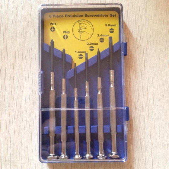 6PCS Precision Screwdriver Set Flat and Phillips head