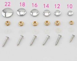 Mirror and Glass decorative Screw cover caps with all sizes