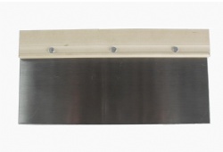 Stainless steel / Carbon steel Scraper, putty knife with wooden handle